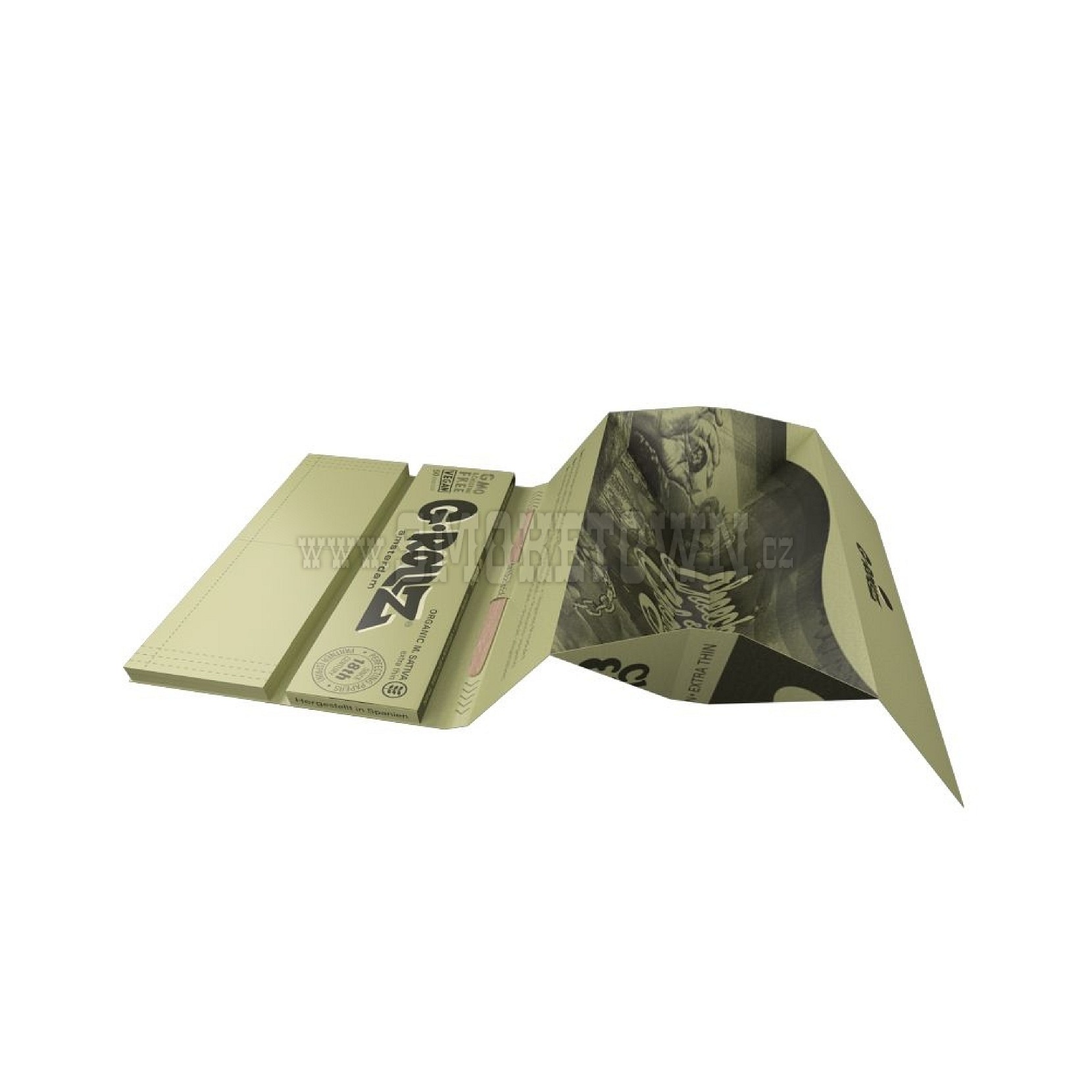 G-Rollz Banksy s Graffiti Chee & Chong Set Rolling Papers + Tips + Tray