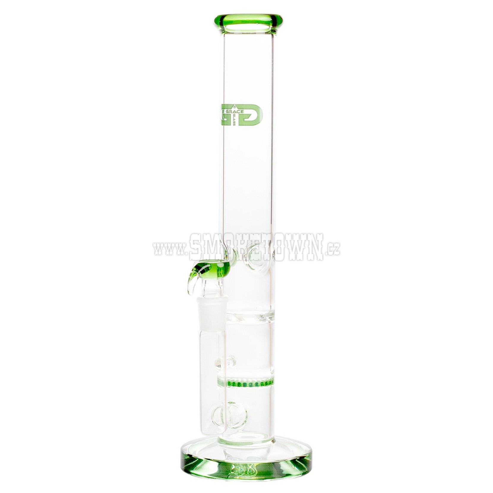 Grace Glass Hammer Green Parallel 36cm