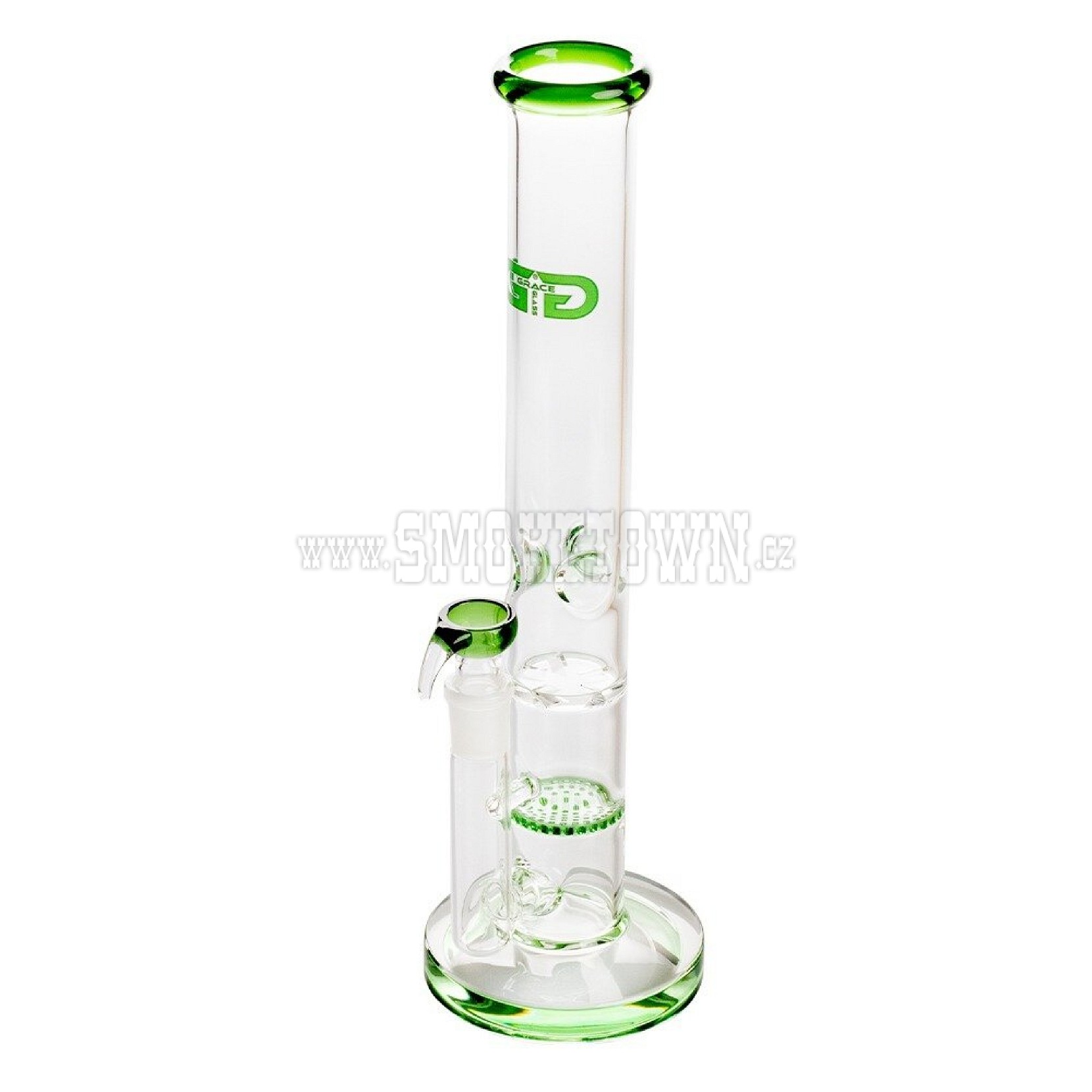 Grace Glass Hammer Green Parallel 36cm