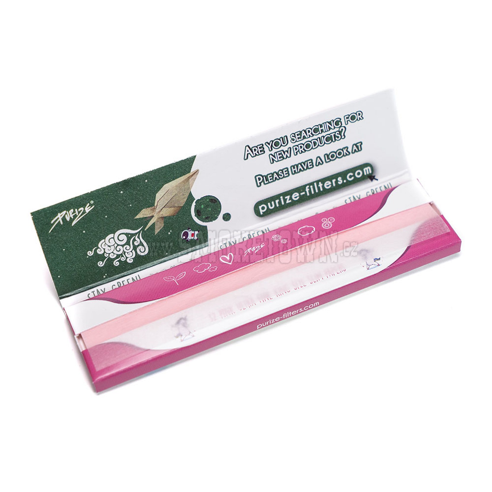 Purize King Size Slim Pink Papers