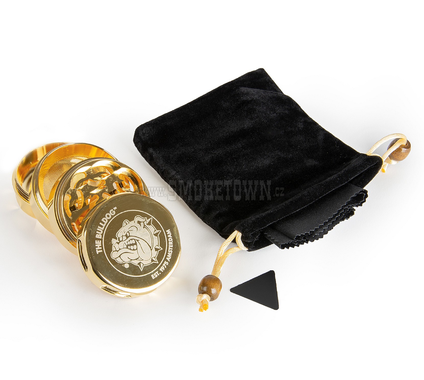 The Bulldog Golden Grinder 4-part 24 karat gold Limited Edition