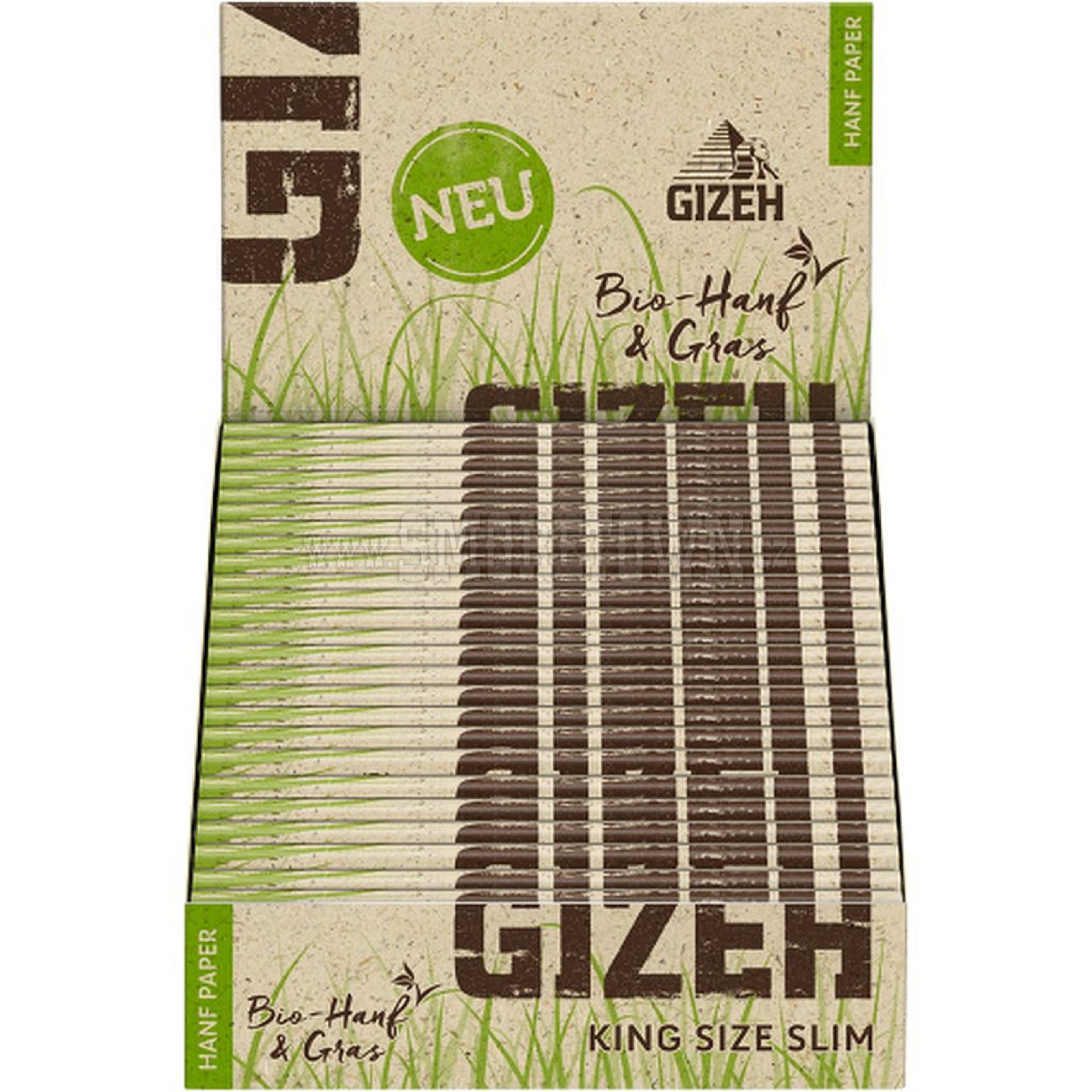 GIZEH Hemp & Grass King Size Slim