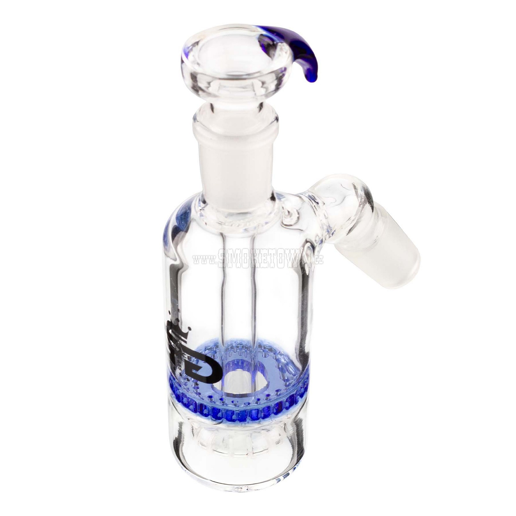 Grace Glass | Double Percolator Precooler Blue SG: 18.8mm