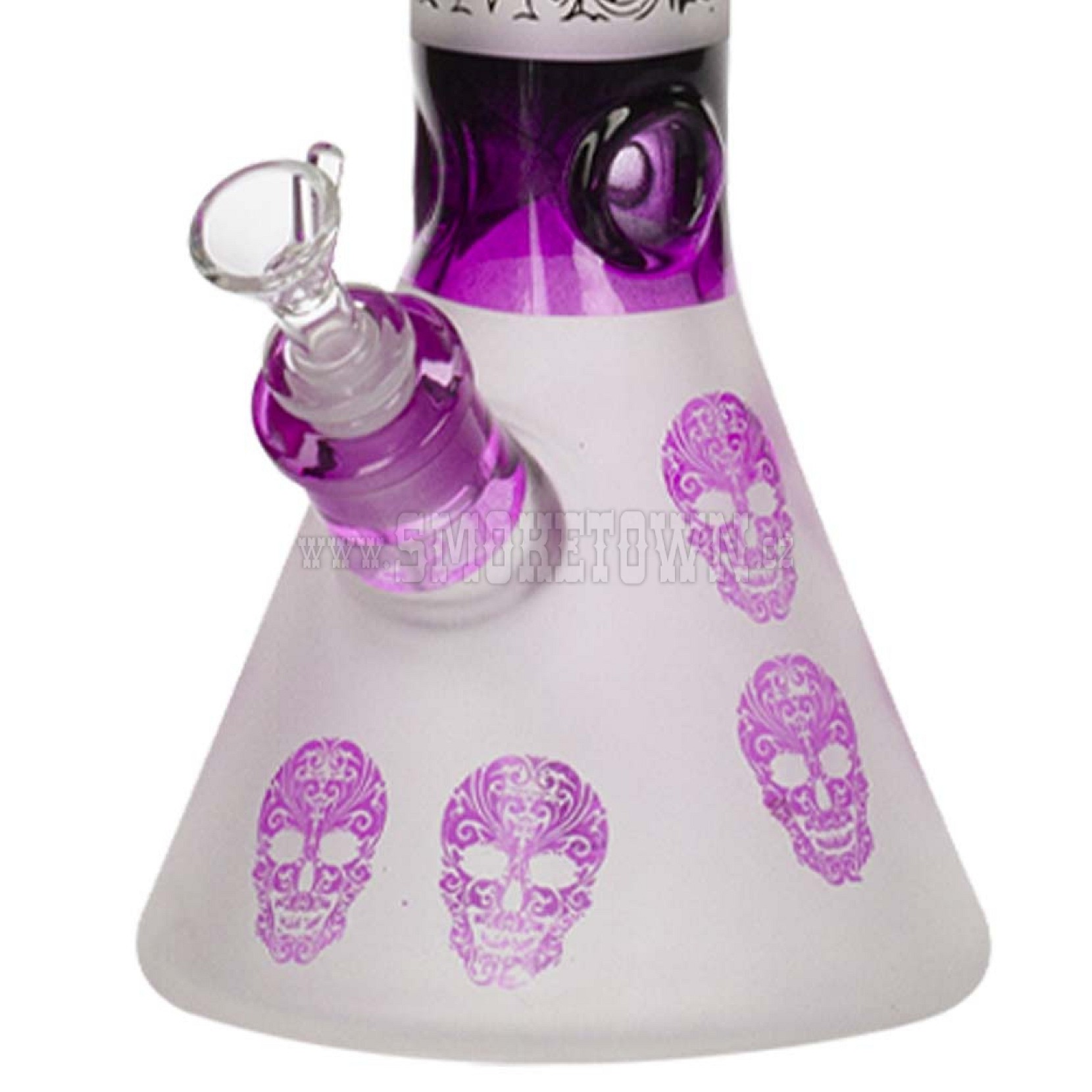Amsterdam | Limited Edition Skull Pattern Beaker - H:35cm - Ø:50mm - SG:18.8mm - 7mm thickness