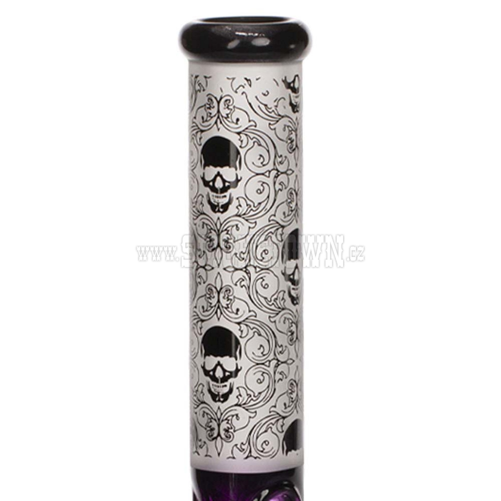 Amsterdam | Limited Edition Skull Pattern Beaker - H:35cm - Ø:50mm - SG:18.8mm - 7mm thickness