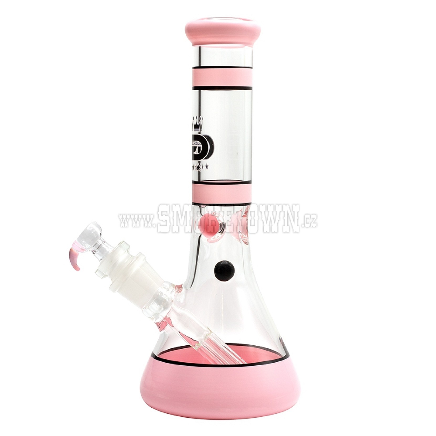 Grace Glass Beaker Series Pink 30cm