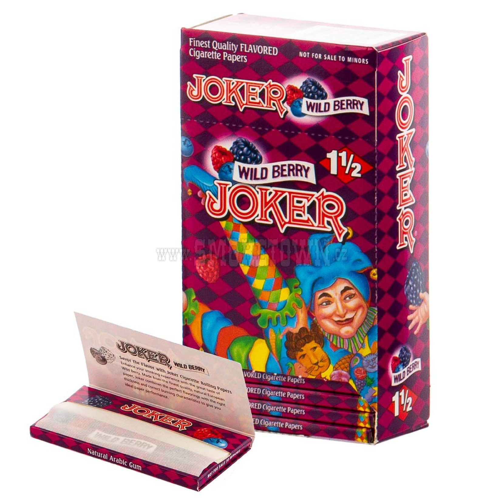 Joker Wild Berry Flavour Papers 1/2 Wild Berry
