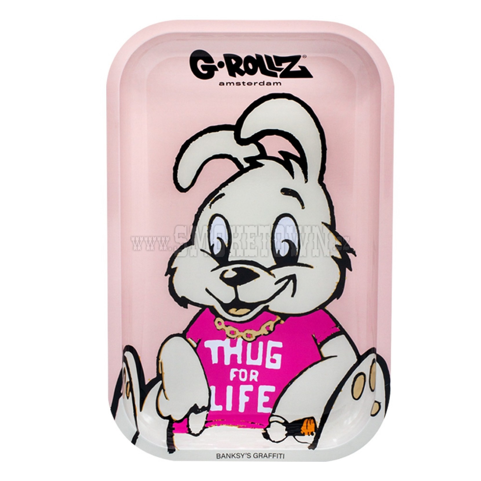 G-ROLLZ Banksy s Thug for Life Medium Tray 17.5 x 27.5 cm