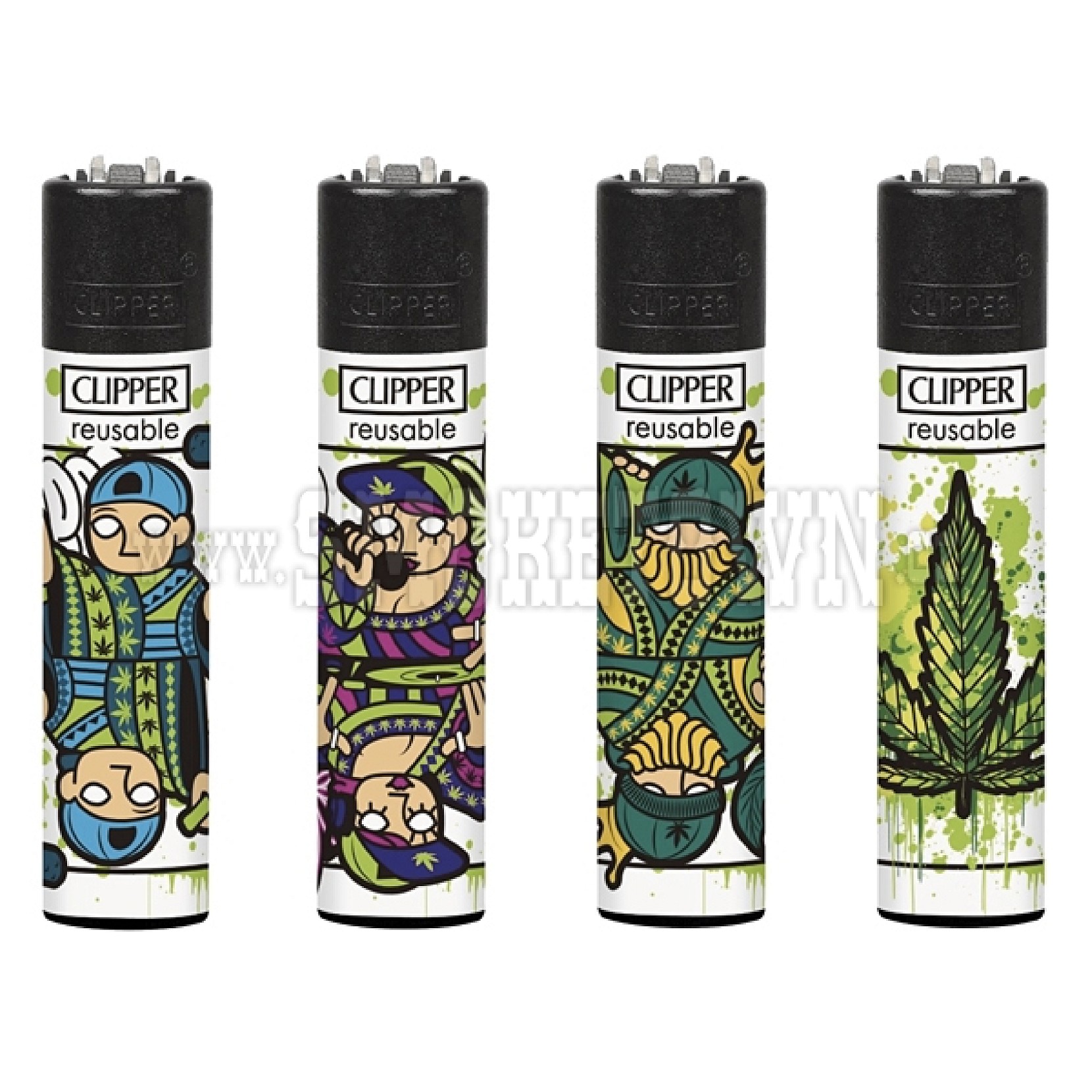 Clipper - Poker weed designs