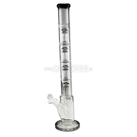 BL The Skyscraper Ice Bong 4x 8-Arm Tree Perco 57 cm Gray