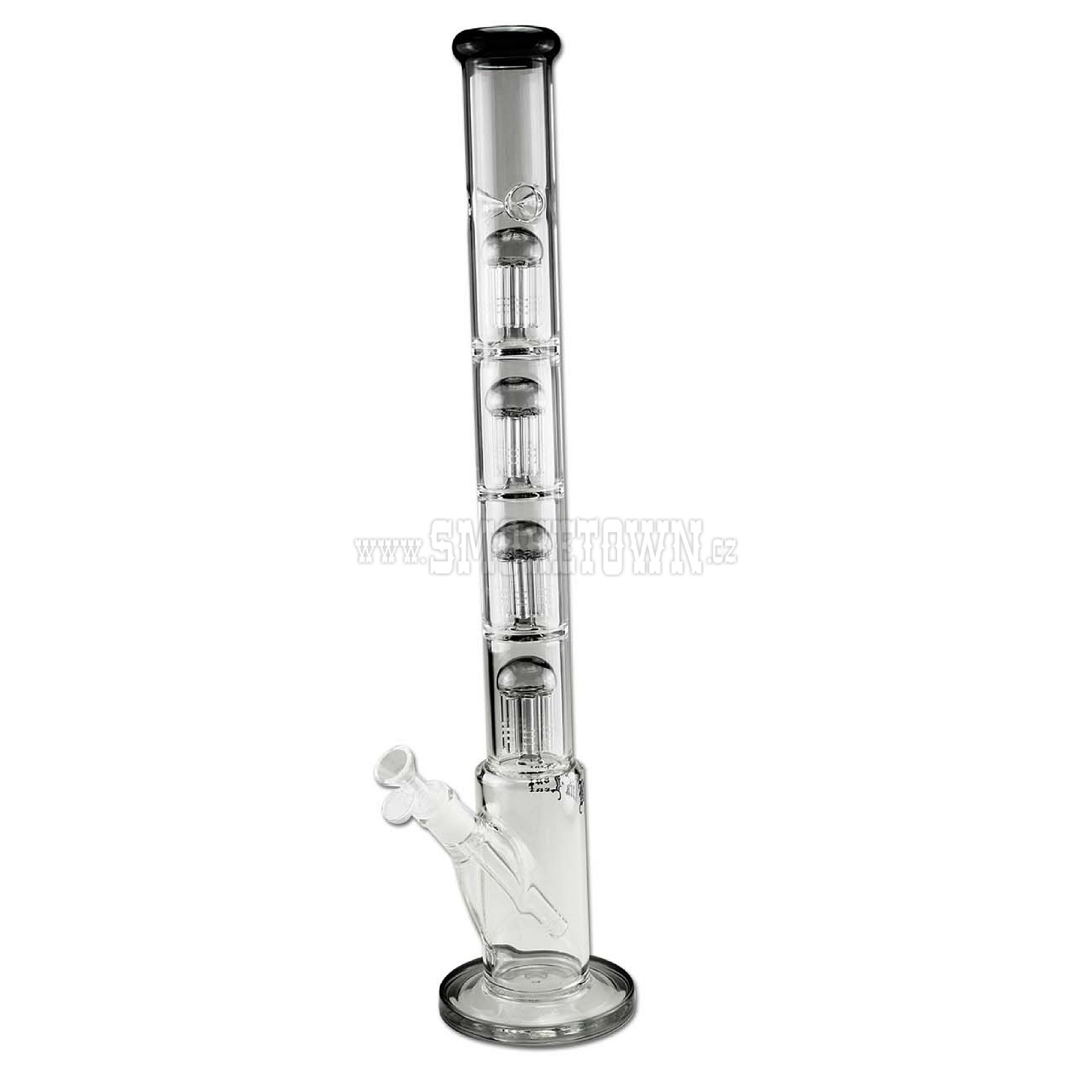 BL The Skyscraper Ice Bong 4x 8-Arm Tree Perco 57 cm Gray