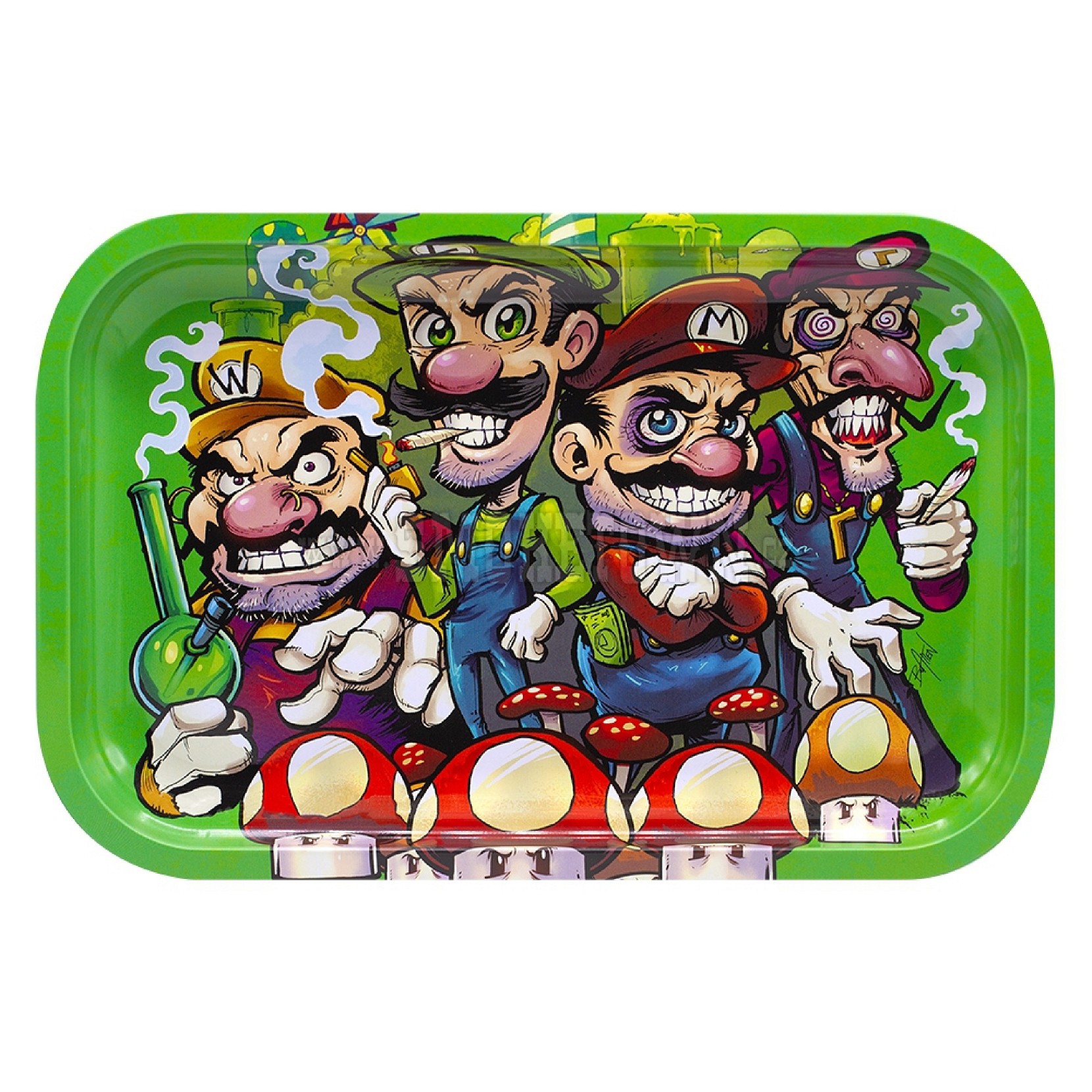 Amsterdam Big Rolling Tray Stoned Mario and friends 27.5 X 17.5 cm
