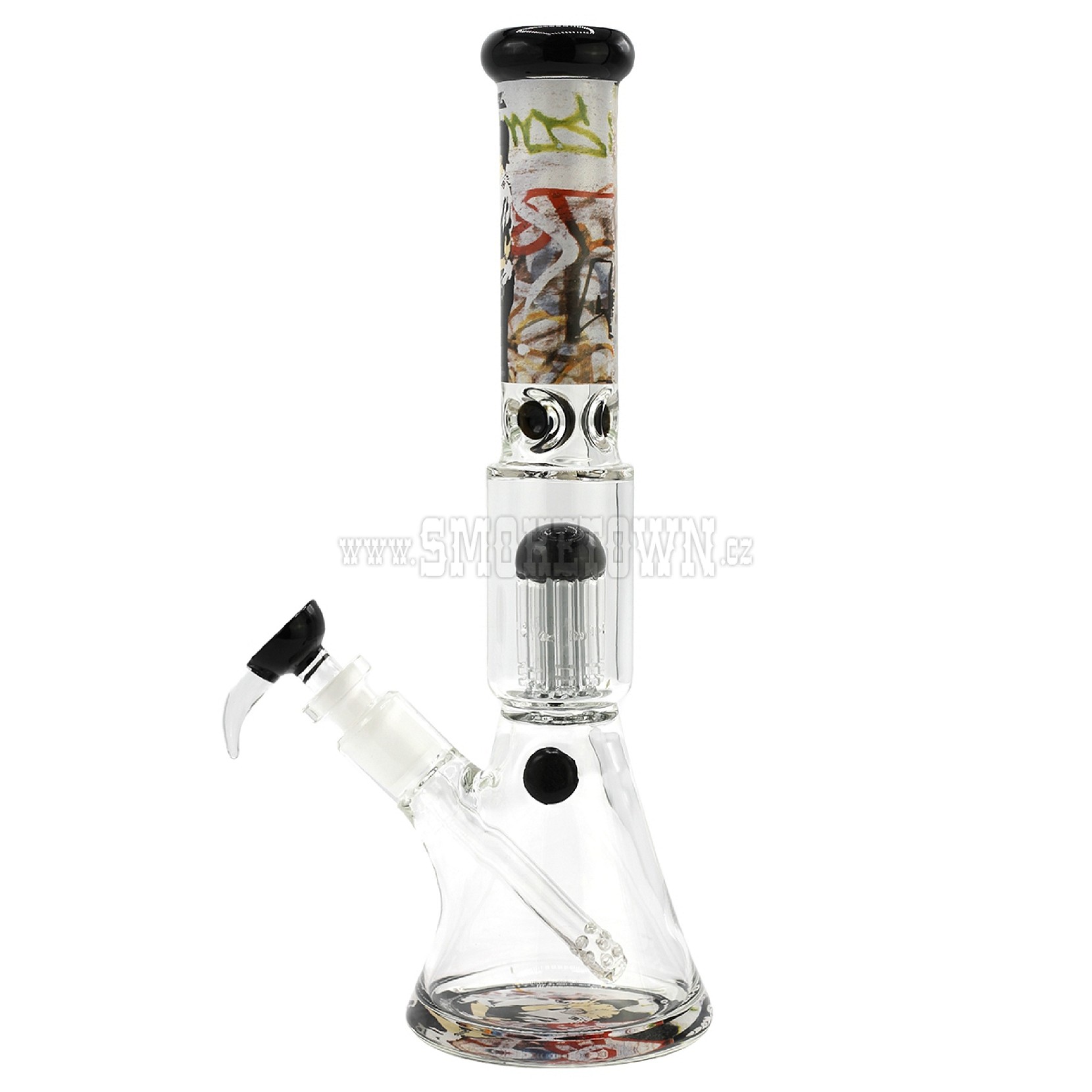 G-Rollz Banksy s Cop on cop - 8-Arm Percolator Beaker Yellow 35 cm