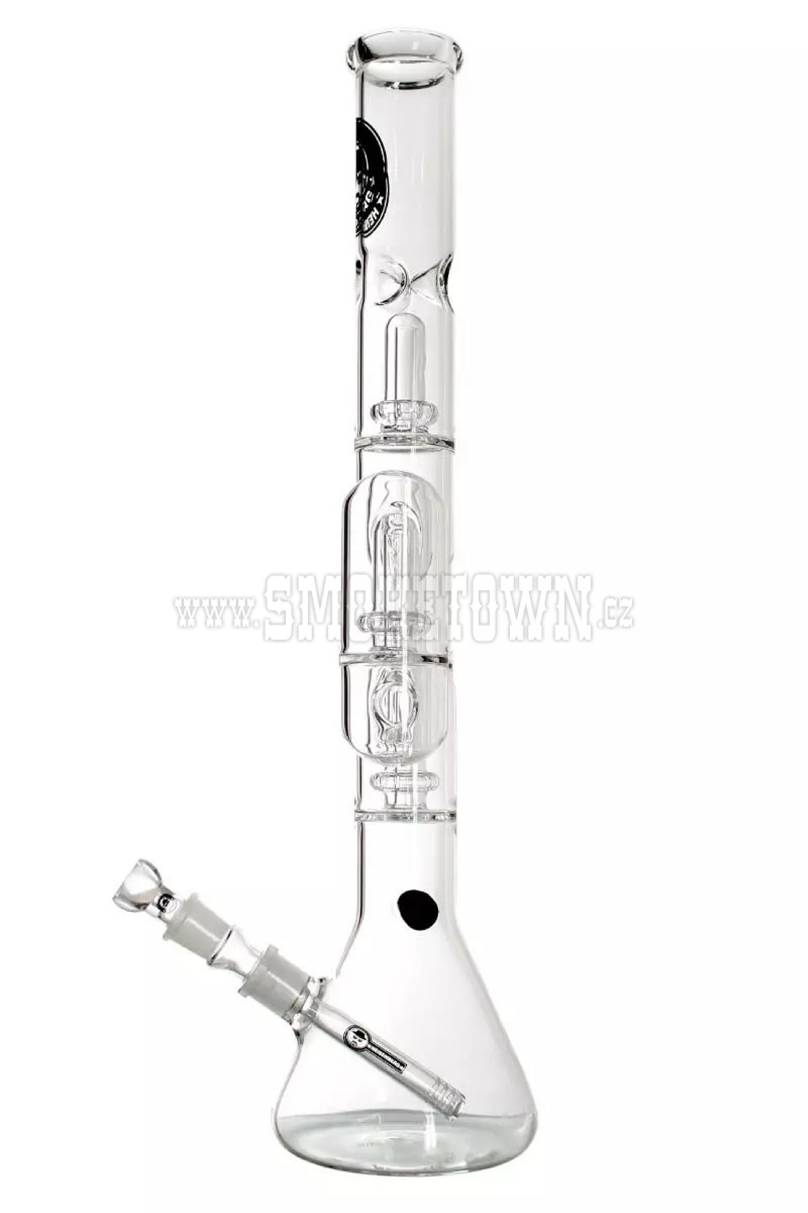 Heisenberg Glass Bong Twin Tower 57cm