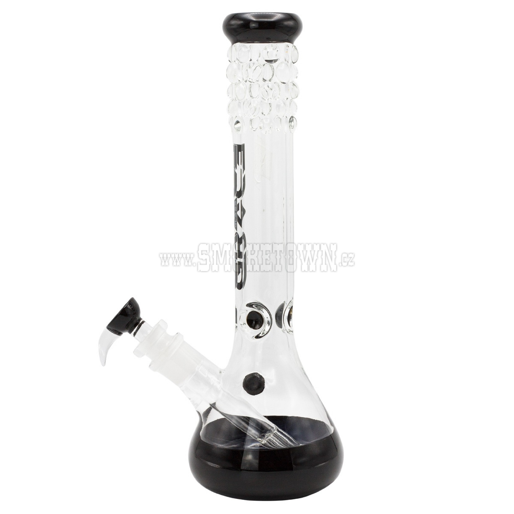 Grace Glass Pearl Glass Black 40cm