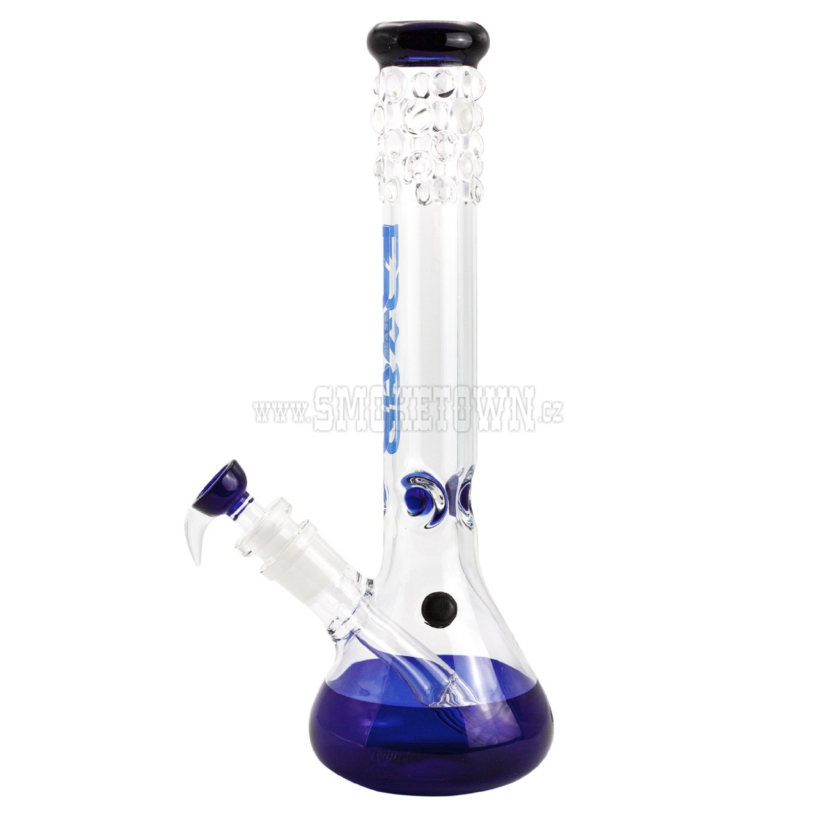 Grace Glass Pearl Glass Blue 40cm