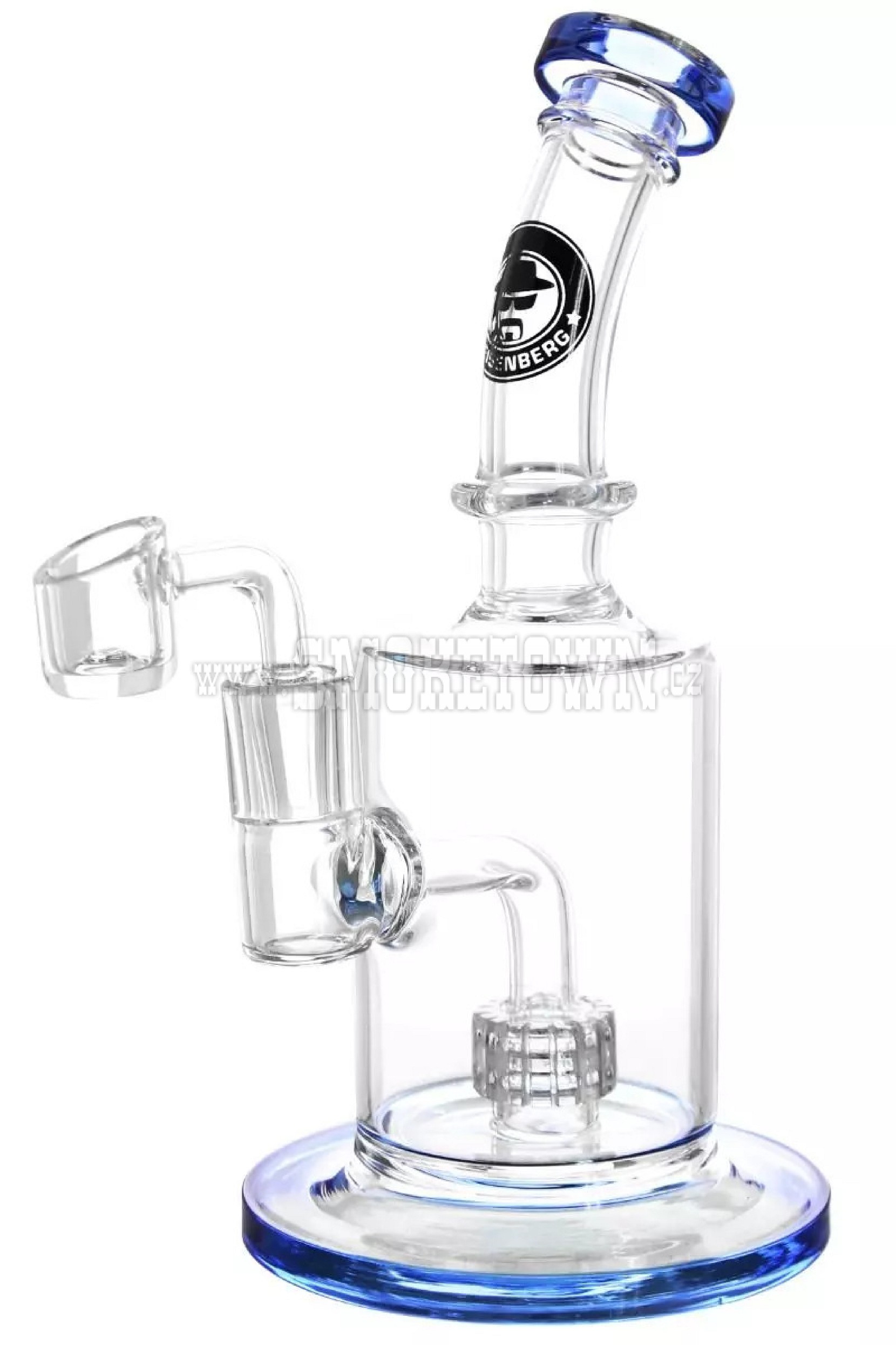 Heisenberg Glass Bong Incubator Blue 22cm