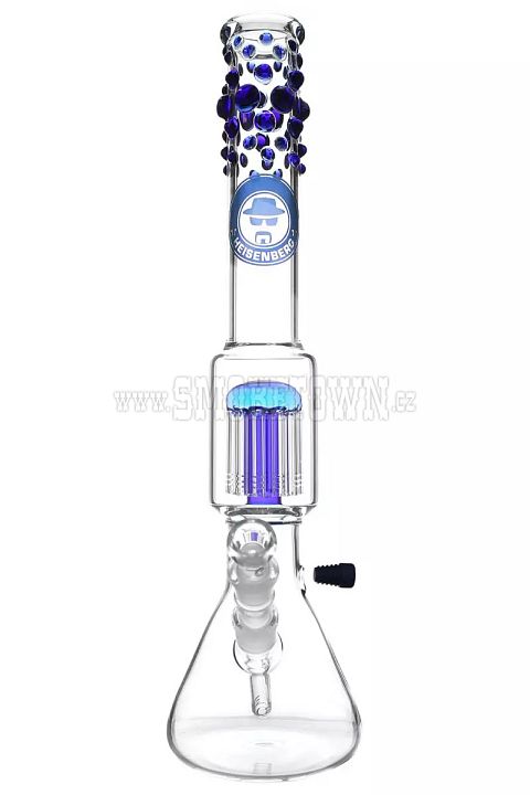 Heisenberg Beaker Bubble 12 Arm Perc Blue 50cm