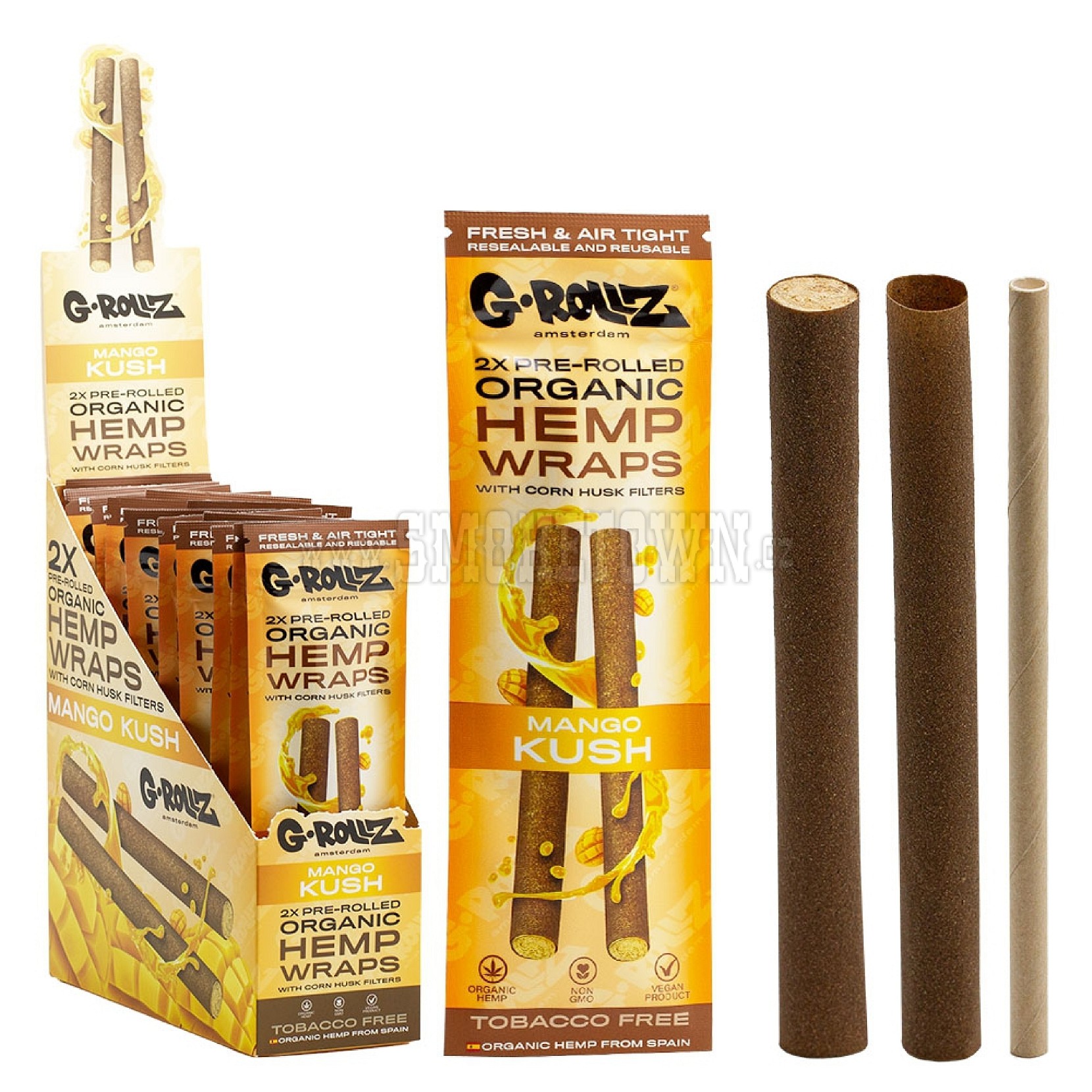 G-Rollz Pre-Rolled Organic Hemp Wraps - Mango Kush