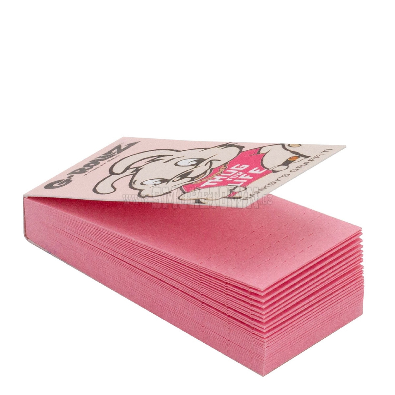 G-ROLLZ Banksy s Graffiti Thug for Life PINK Filter Tips