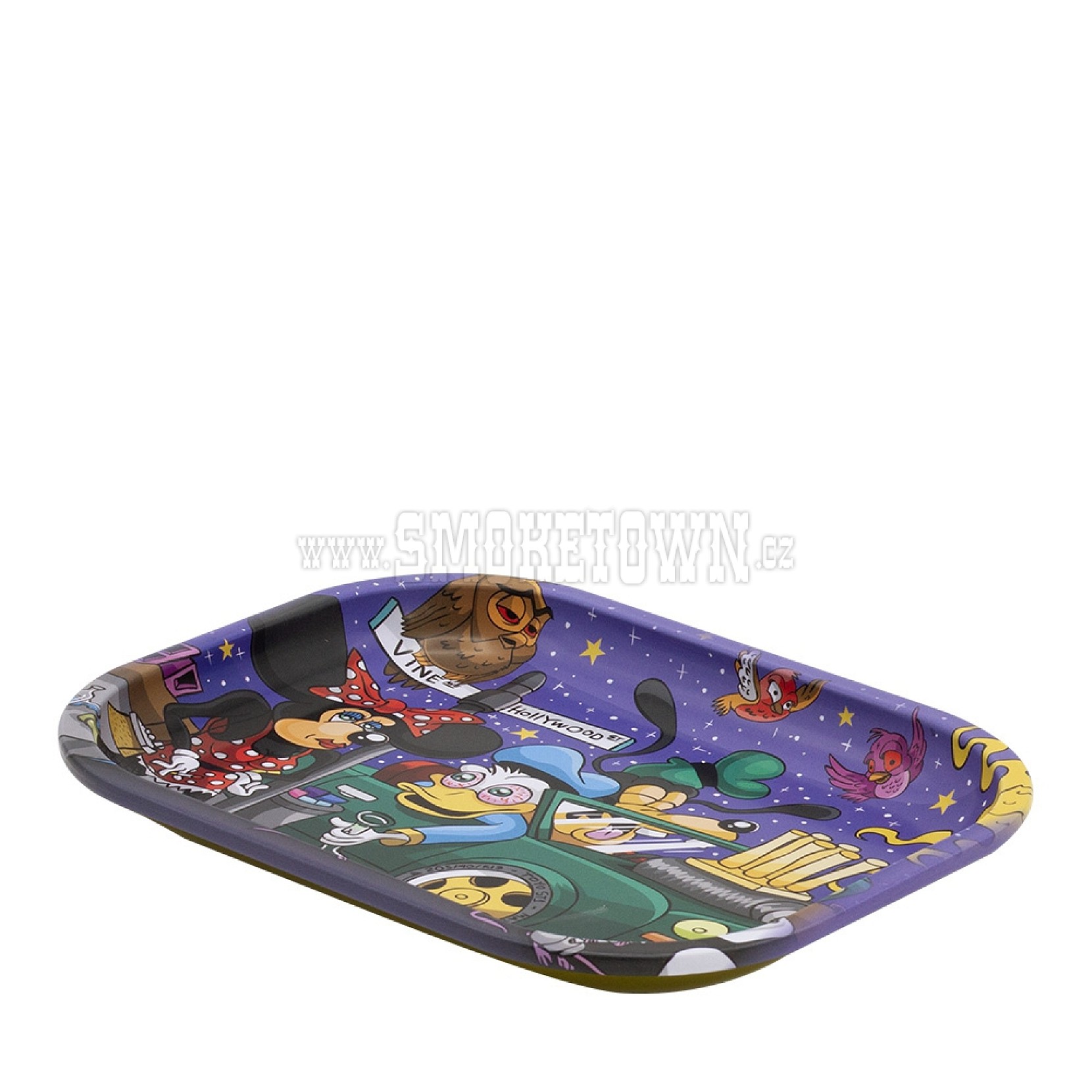 Dunkees Tin Tray Small - Old Hollywood Rolling Tray 14 x 18cm