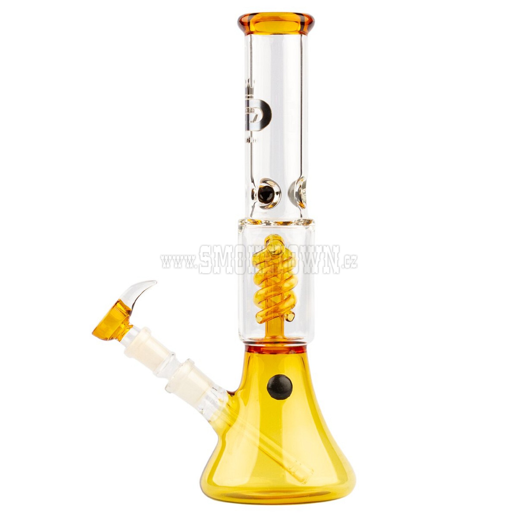 Grace Glass Small Boy Umber Beaker Spiral perc Bong 34,5cm
