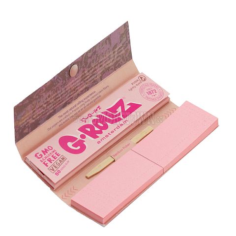 G-ROLLZ Banksy Graffiti Thug For Life Pink - 50 KS Papers + Tips