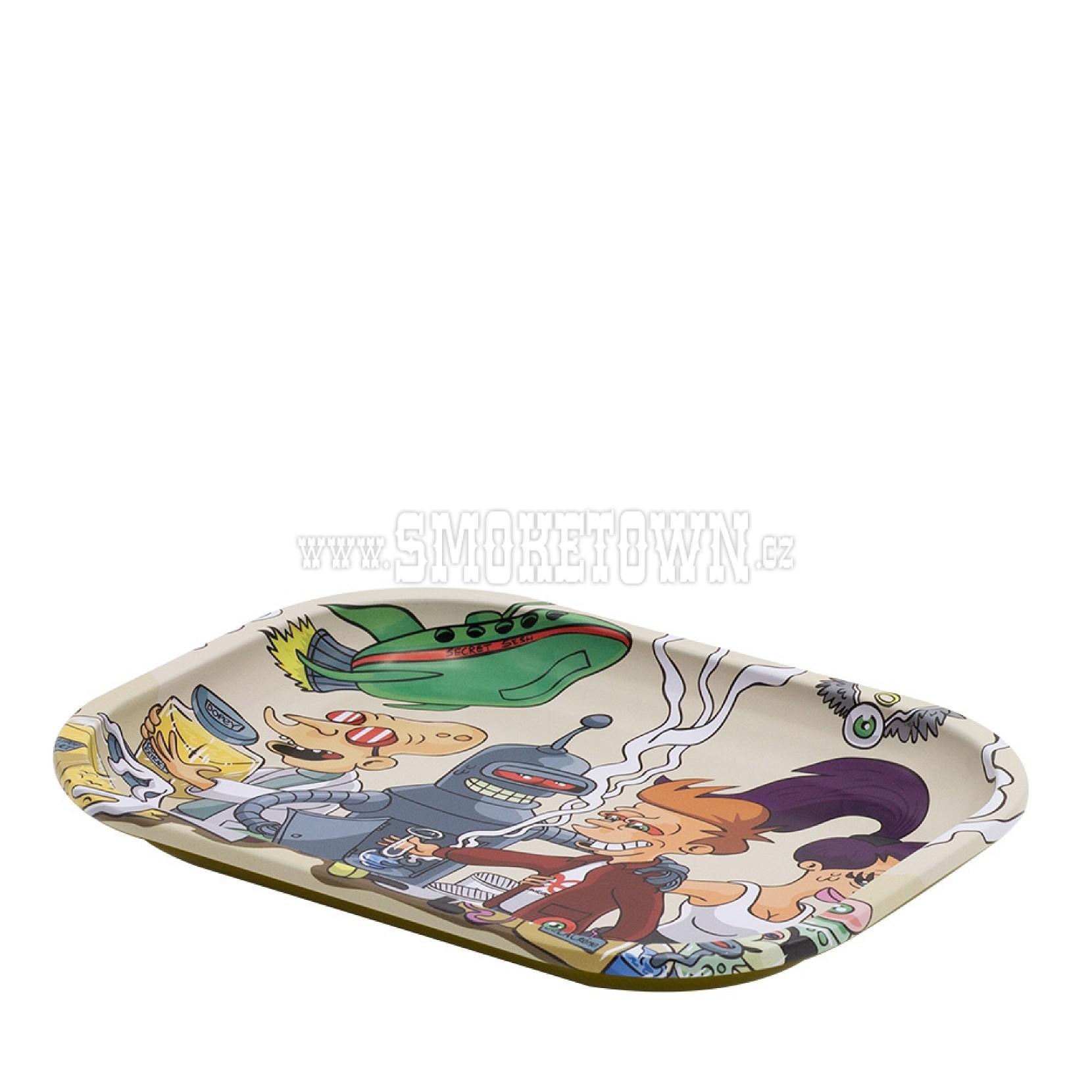 Dunkees Tin Tray Small - Special Delivery Rolling Tray 14 x 18cm