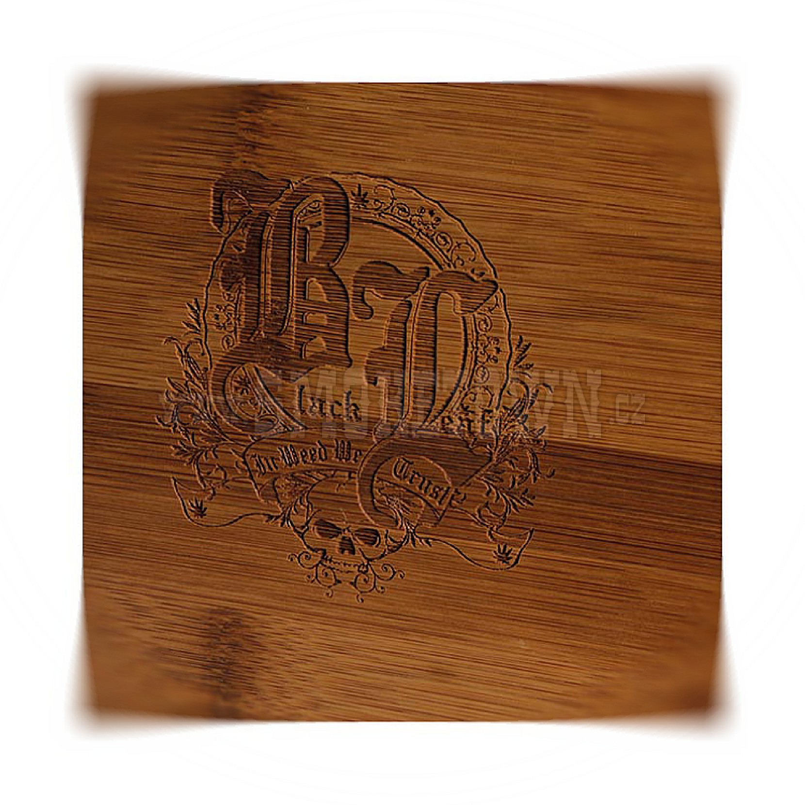 Black Leaf Bamboo Stoner Box 180x165x58mm
