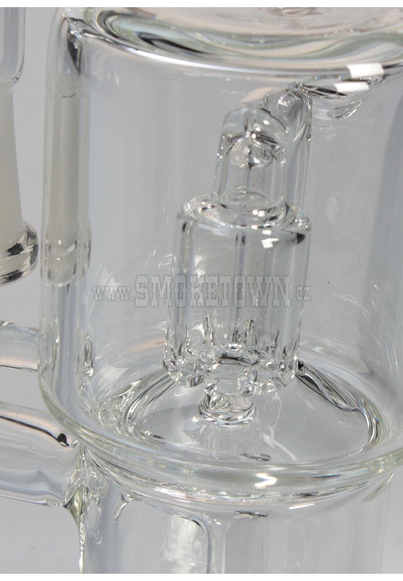 BLAZE GLASS bubbler with Showerhead- and Cone Diffusser 20cm