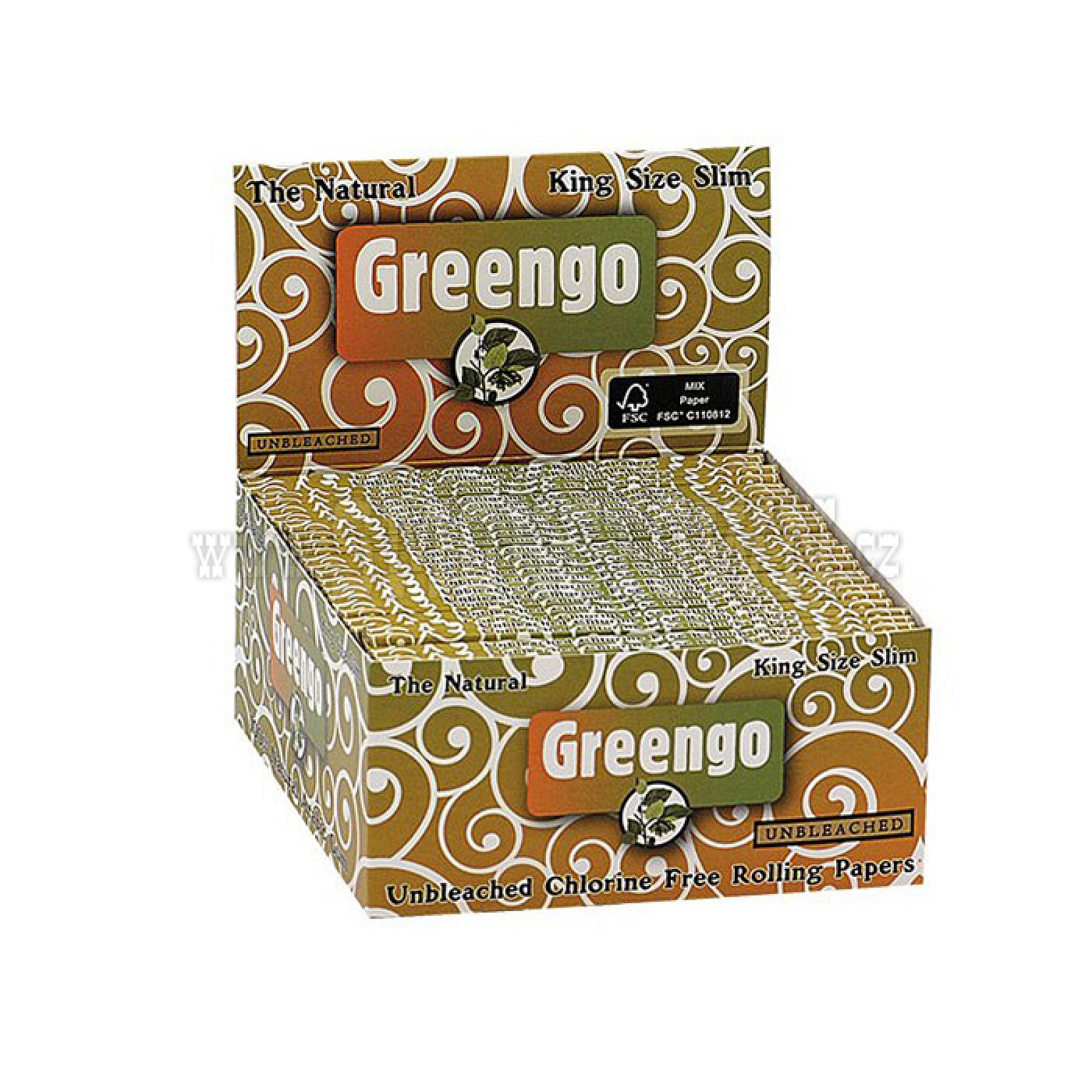 Greengo Papers KS Slim Unnleached