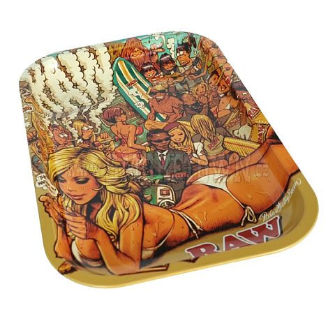 RAW metal tray Summer 27x16cm