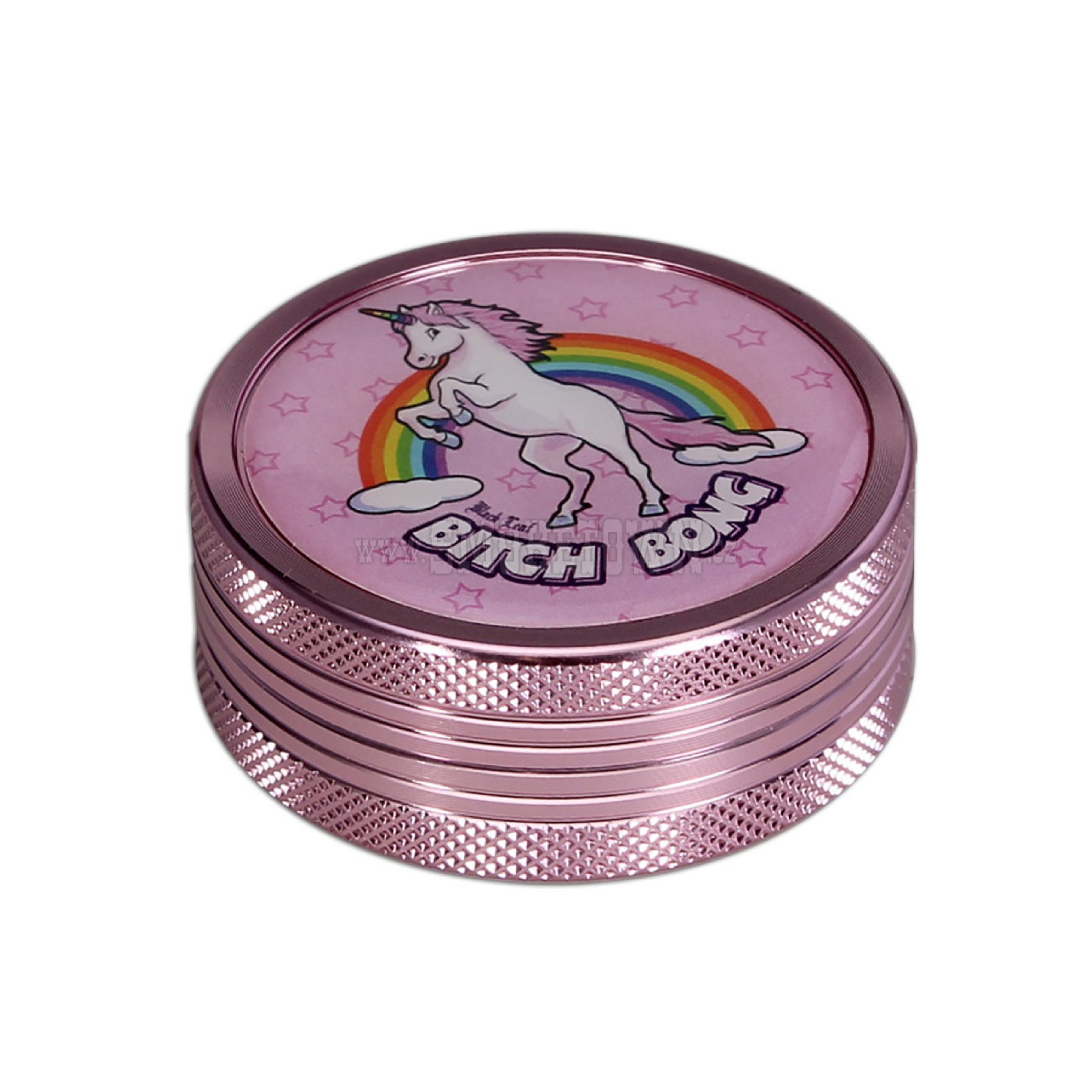 Black Leaf Grinder Bitch Bong 2part