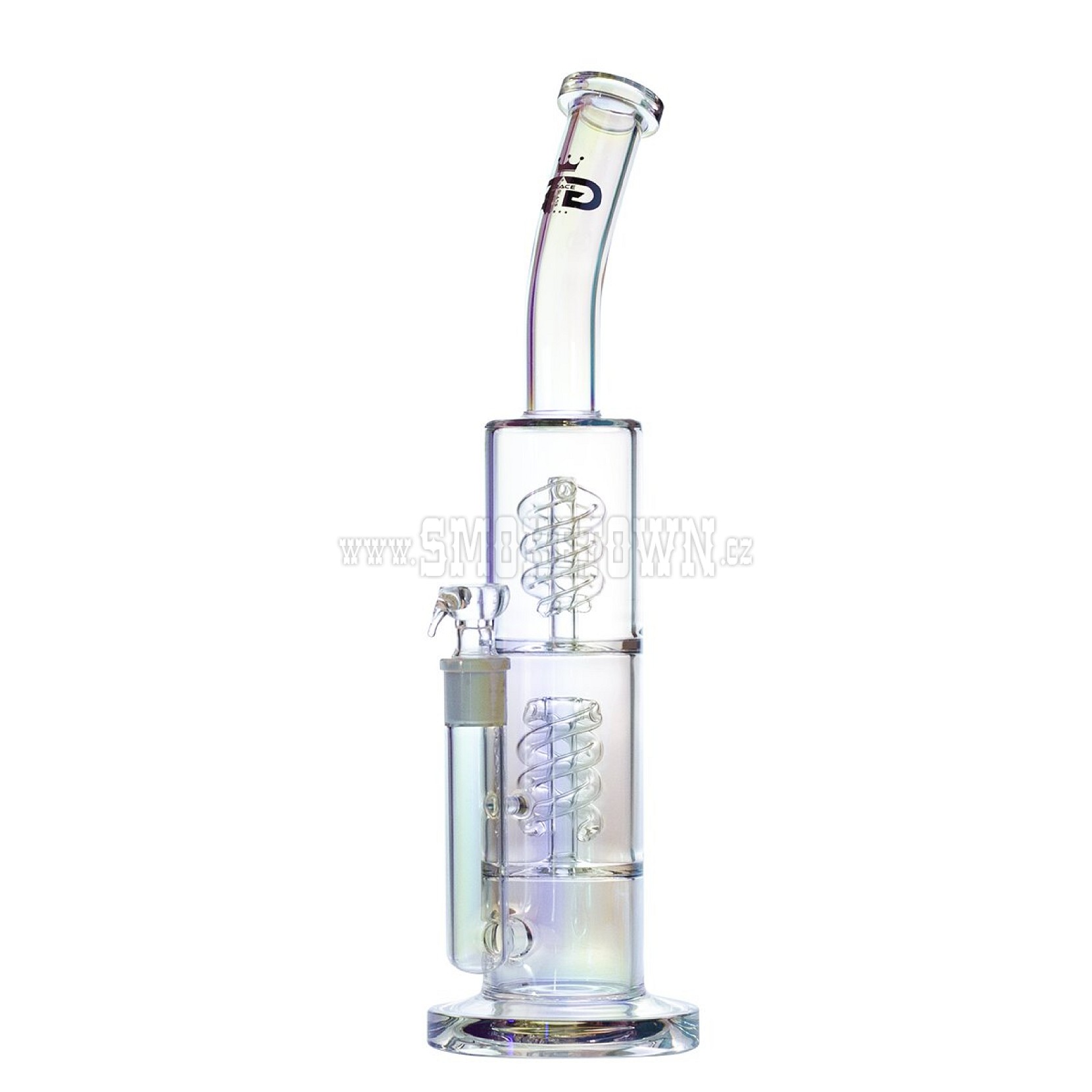 Grace Glass Octopus Barrel Spiral perc Bong 40cm