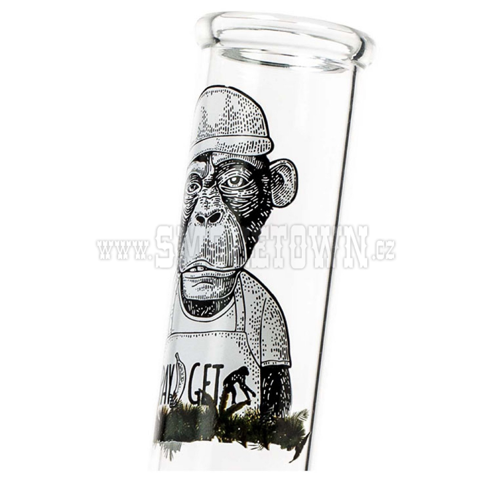 Glass Bong Beaker Monkey 25cm