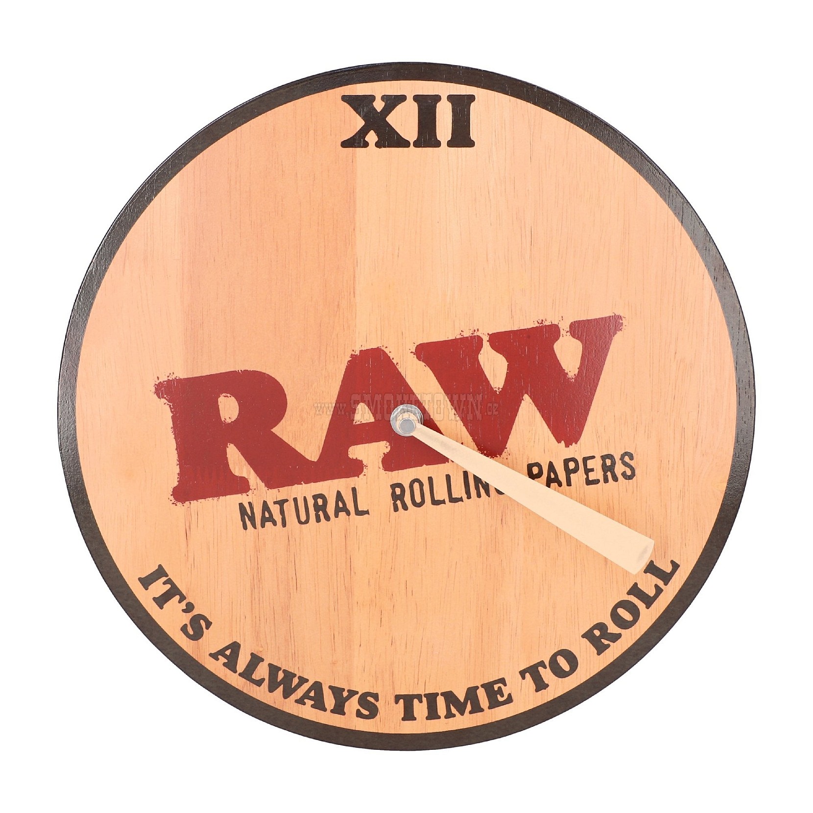 RAW WOODEN WALL CLOCK