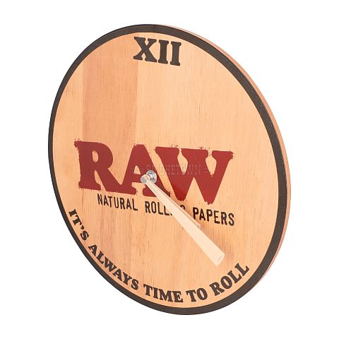 RAW WOODEN WALL CLOCK