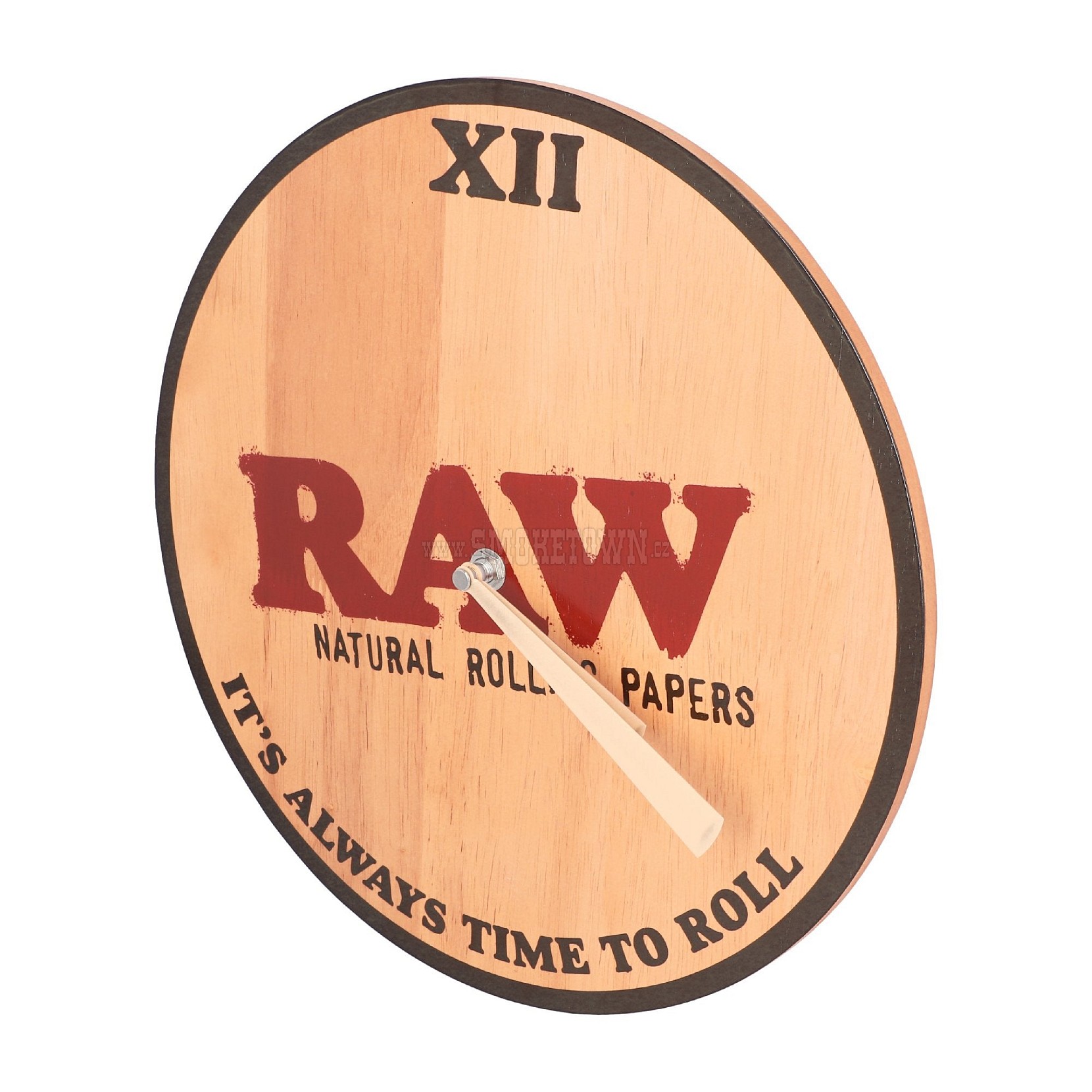 RAW WOODEN WALL CLOCK