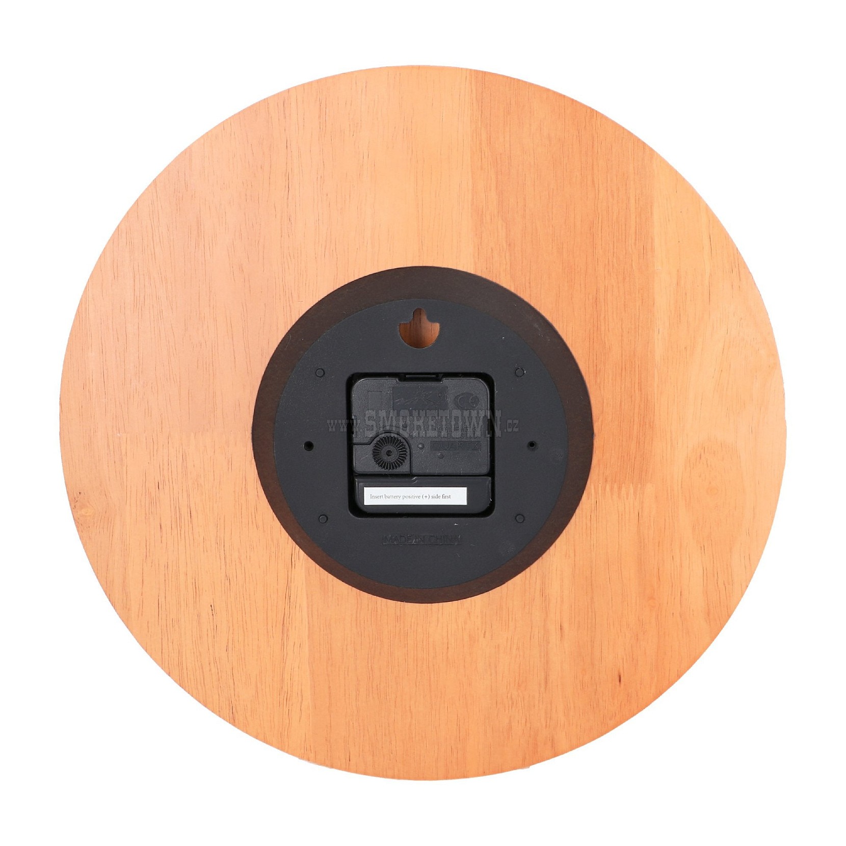 RAW WOODEN WALL CLOCK
