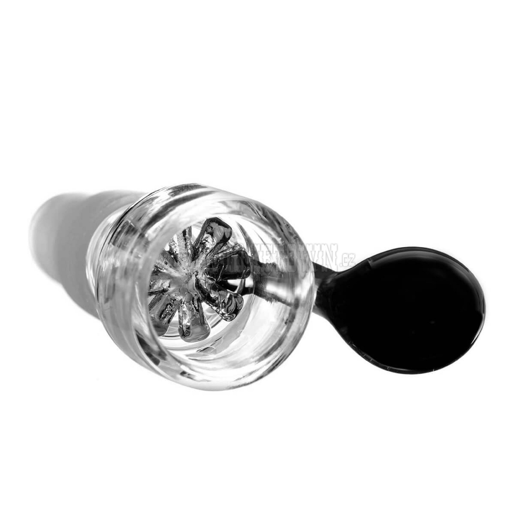 Glass Bowl Black with Screen SG14 - SG18