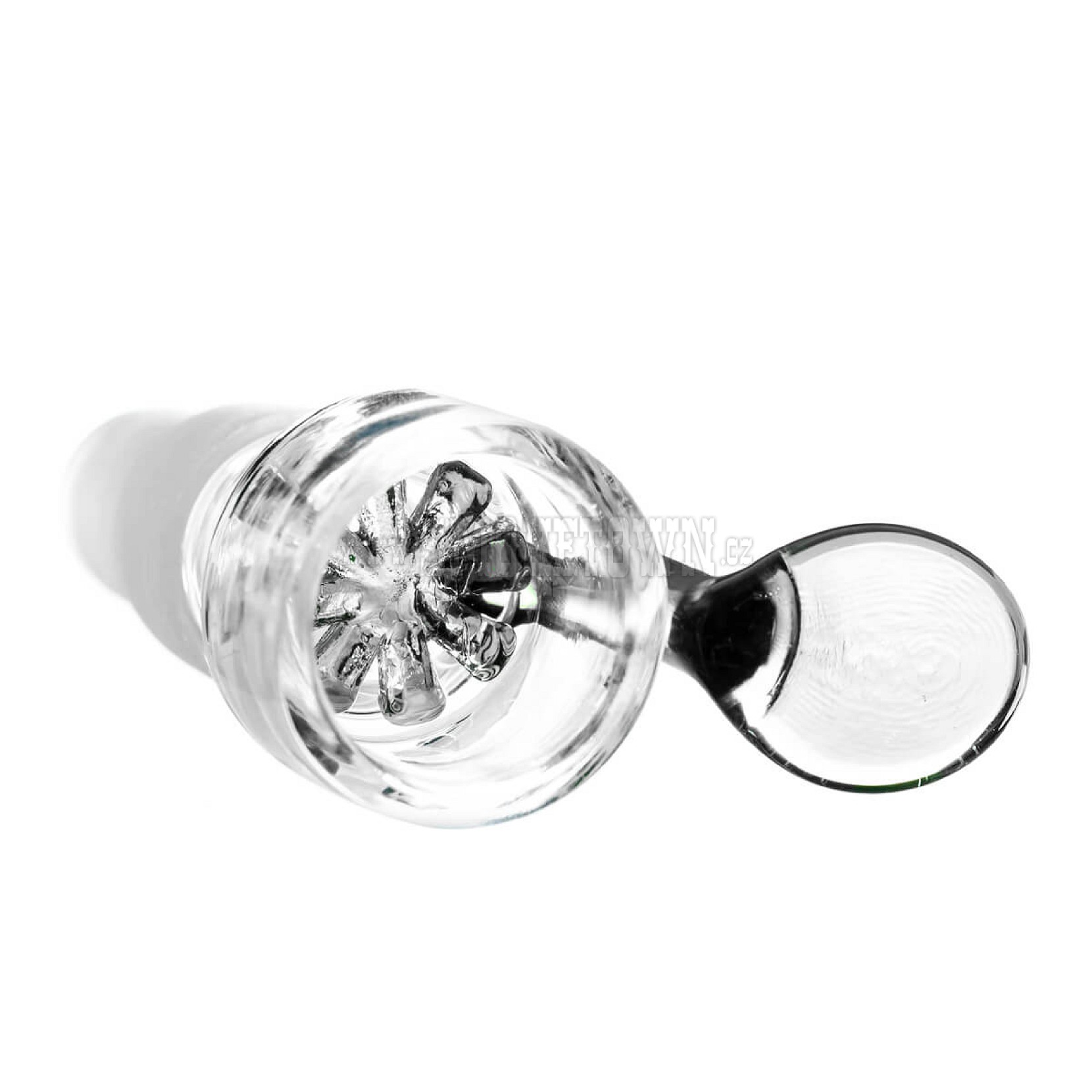 Transparent Bong Glass Bowl Holder with Screen Dual Size SG14/SG18