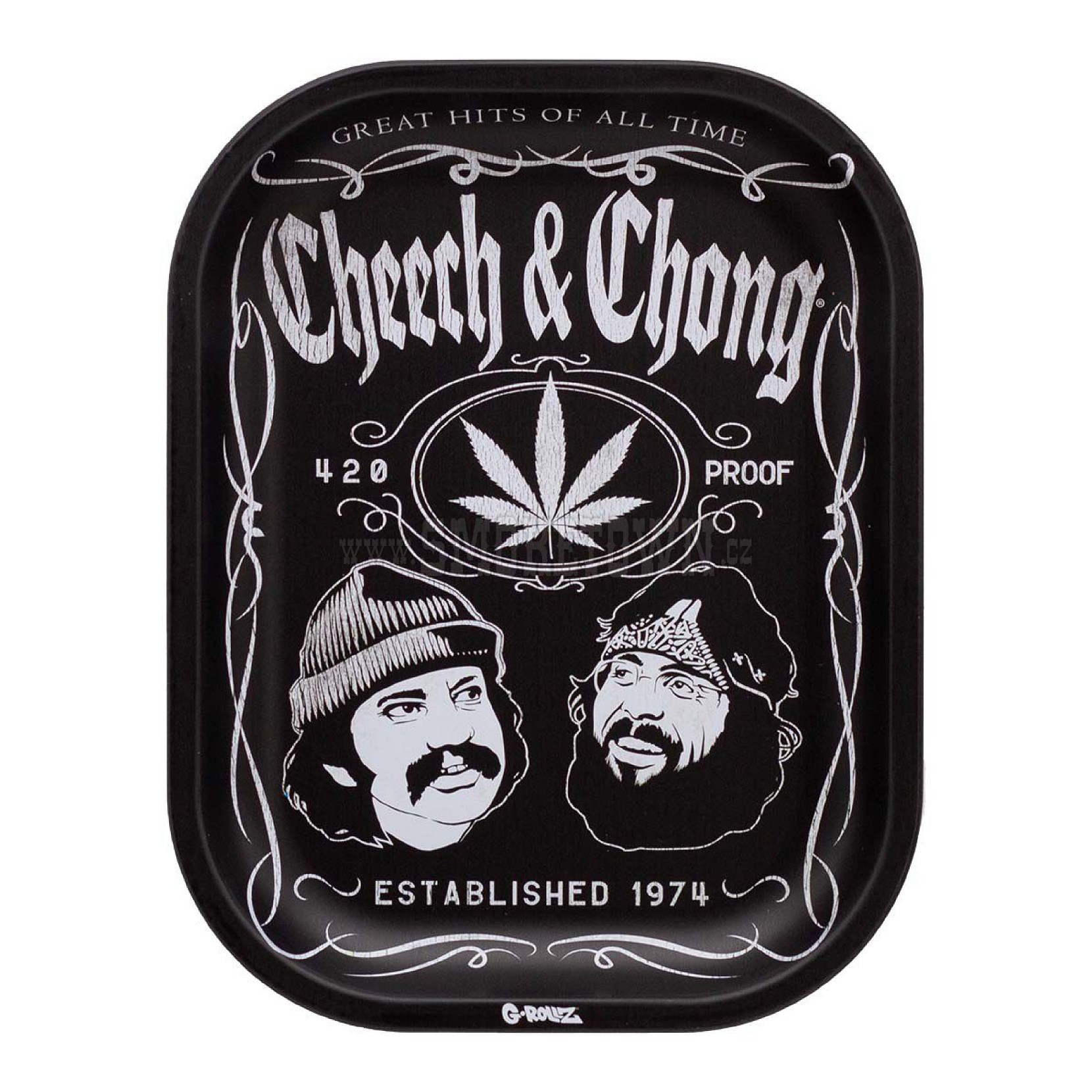 G-Rollz Cheech & Chong Greatest Hits Small Tray 14 x 18cm