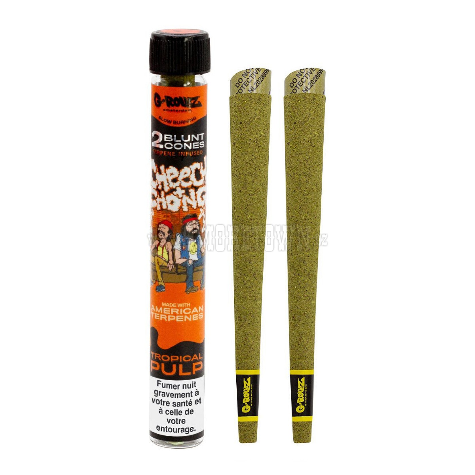 G-Rollz Cheech & Chong 2x Terpene Infused Blunt Cones Tropical Pulp