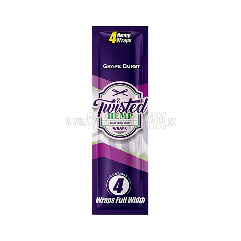 Twisted Hemp Blunt Wraps Grape Burst