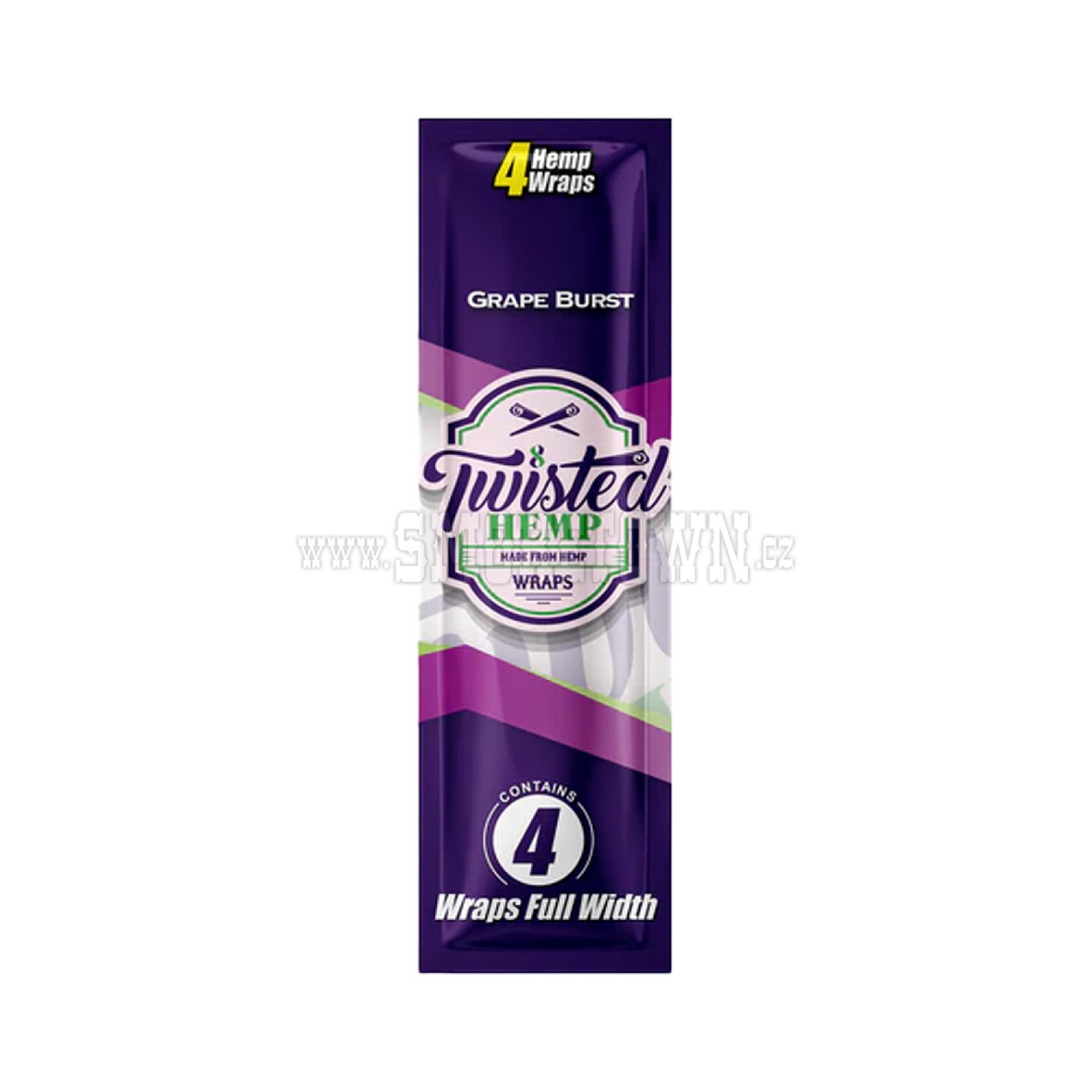 Twisted Hemp Blunt Wraps Grape Burst
