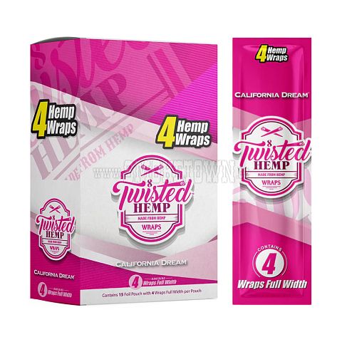 Twisted Hemp Blunt Wraps California Dream