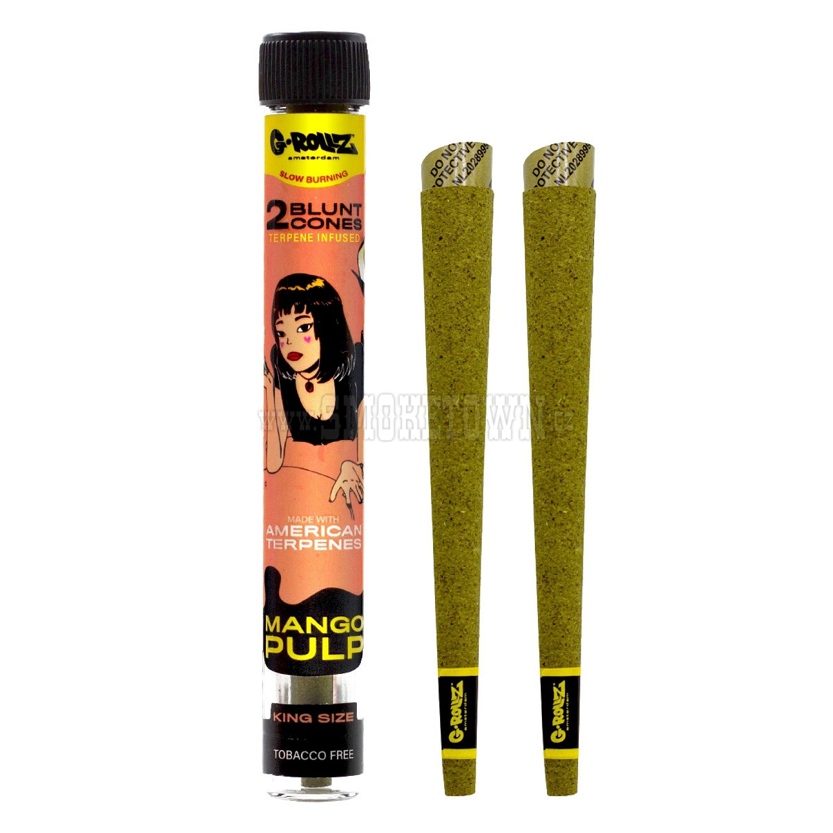 G-Rollz Terpene Infused Blunt Cones Mango Pulp