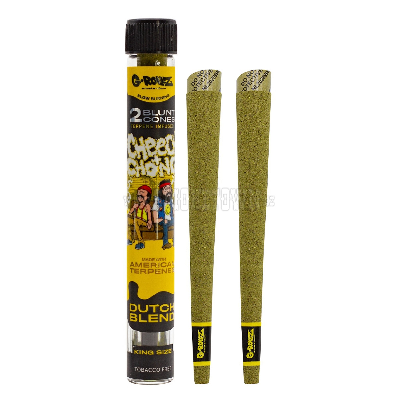 G-Roll CHeech & Chong 2x Terpene Infused Blunt Cones Dutch Blend