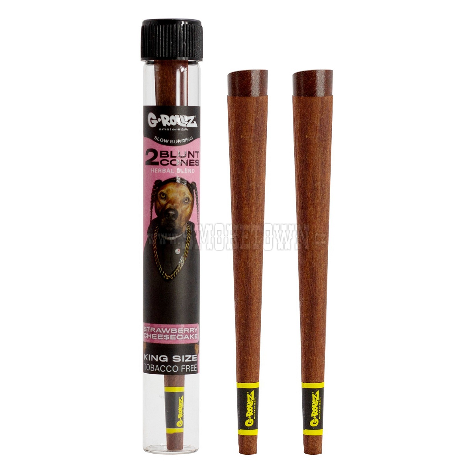 G-Rollz The Dog Terpene Infused Herbal Blunt Cones Strawberry Cheesecake