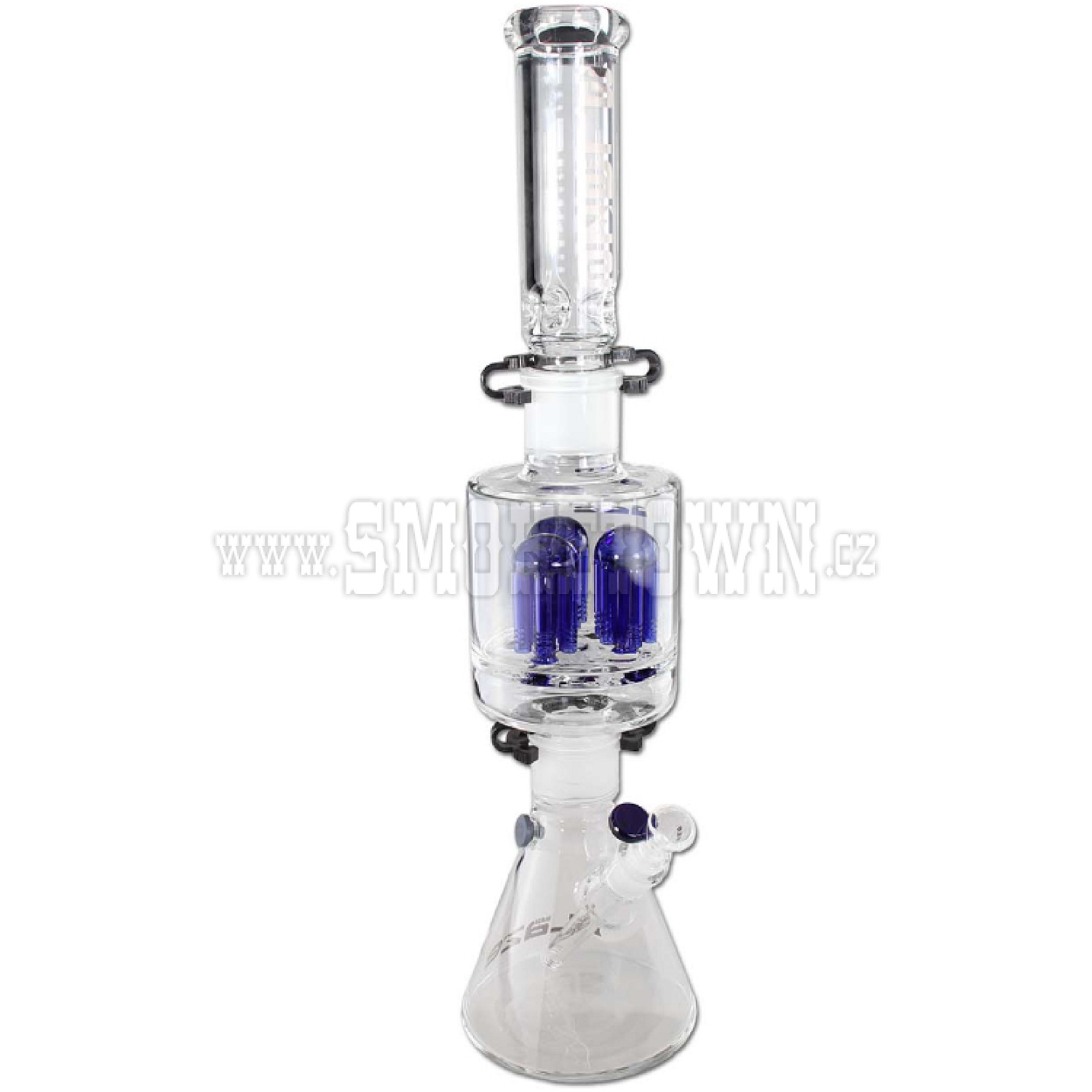 M+M Blaze Combination Bong 3part blue 56cm
